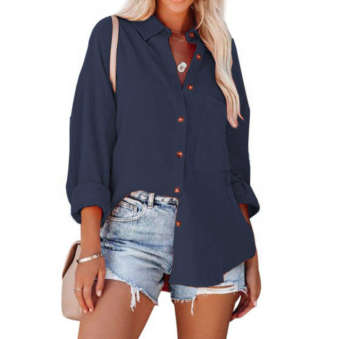Aneta - Damska Letnia Bluzka - Przewiewny i Casualowy Design