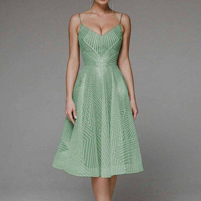Symmetry Line Elegancka sukienka wieczorowa
