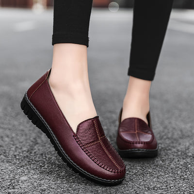 Damskie wsuwane loafersy, miękka podeszwa, antypoślizgowe płaskie buty
