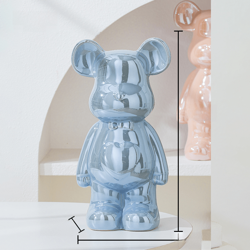 Elegancka Figura Misia dla Nowoczesnej Dekoracji