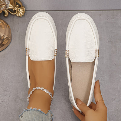 Letnie loafersy damskie - Wygodne buty wsuwane z miękką podeszwą