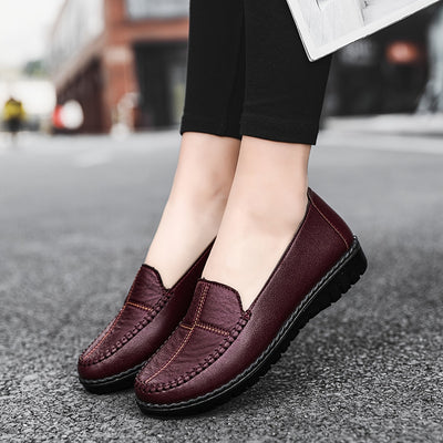 Damskie wsuwane loafersy, miękka podeszwa, antypoślizgowe płaskie buty