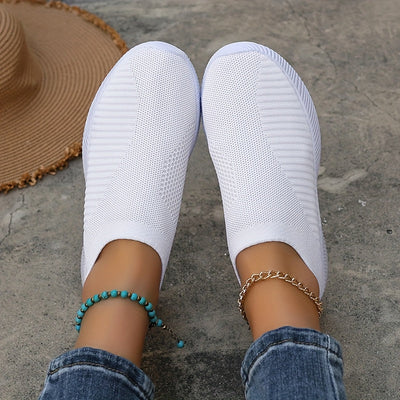 Letnie loafersy damskie - lekkie wsuwane buty casualowe z wygodną podeszwą