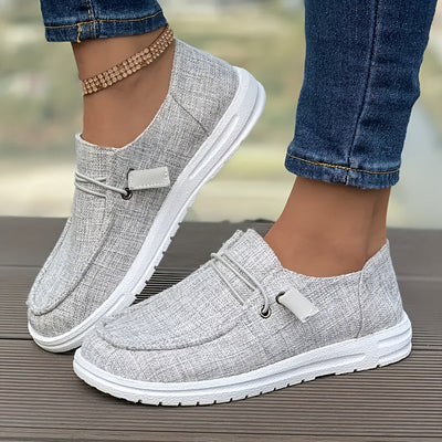 Letnie loafersy damskie - Lekkie wsuwane buty z frędzlami i wygodną podeszwą
