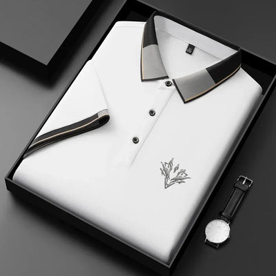 Bawełniana haftowana koszulka polo Premium Fabio™ - niezrównana elegancja i wygoda