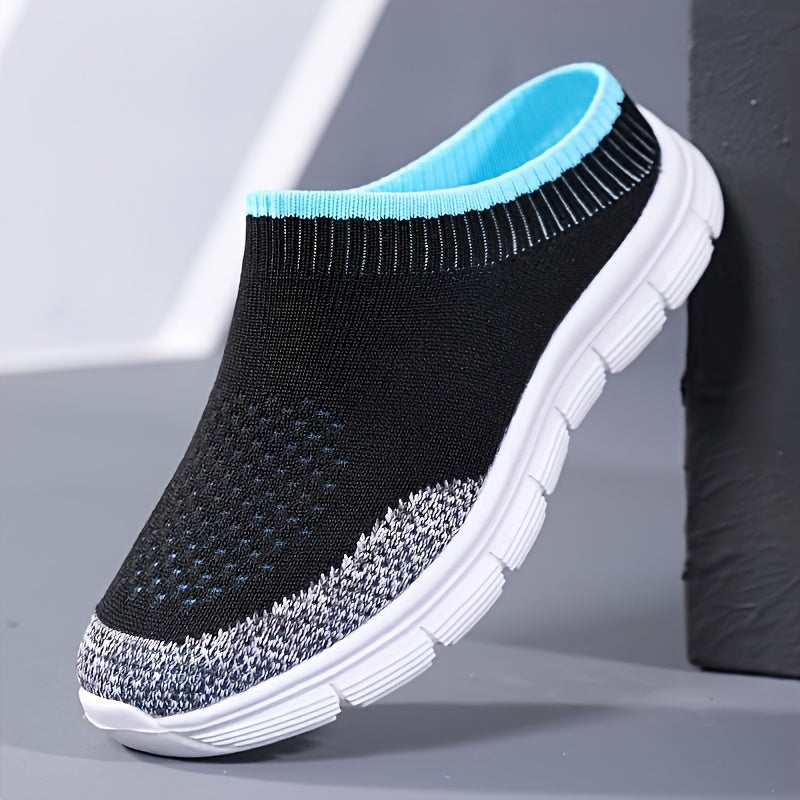 Damskor med slip-on-strumpor - lätta och andningsbara loafers