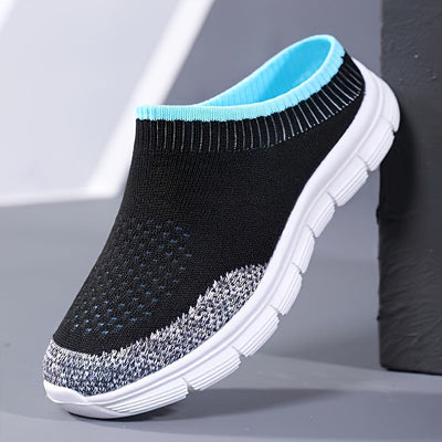 Damskor med slip-on-strumpor - lätta och andningsbara loafers