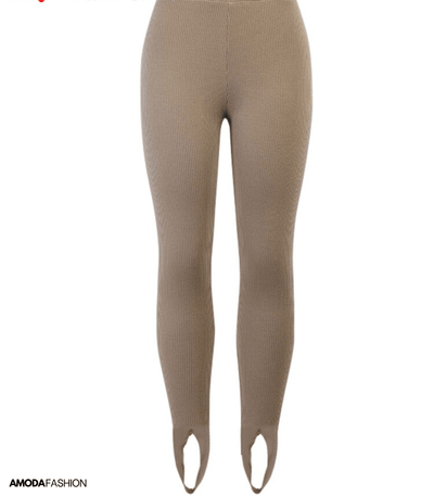 Legginsy ze ściągaczem z podeszwą