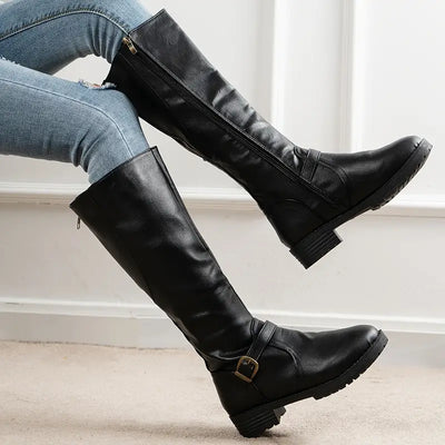 Damskie buty jeździeckie Giana z szeroką łydką
