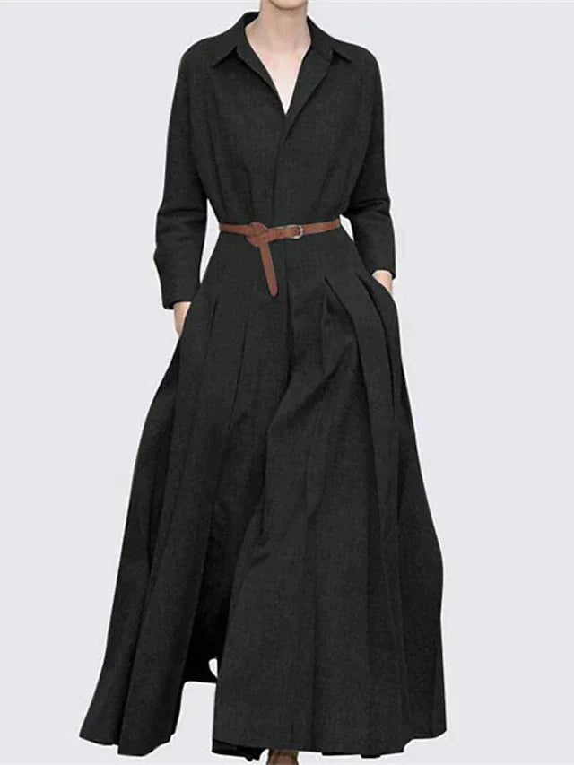 Maxi-Faltenkleid - Gloria