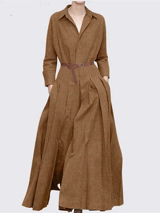 Maxi-Faltenkleid - Gloria