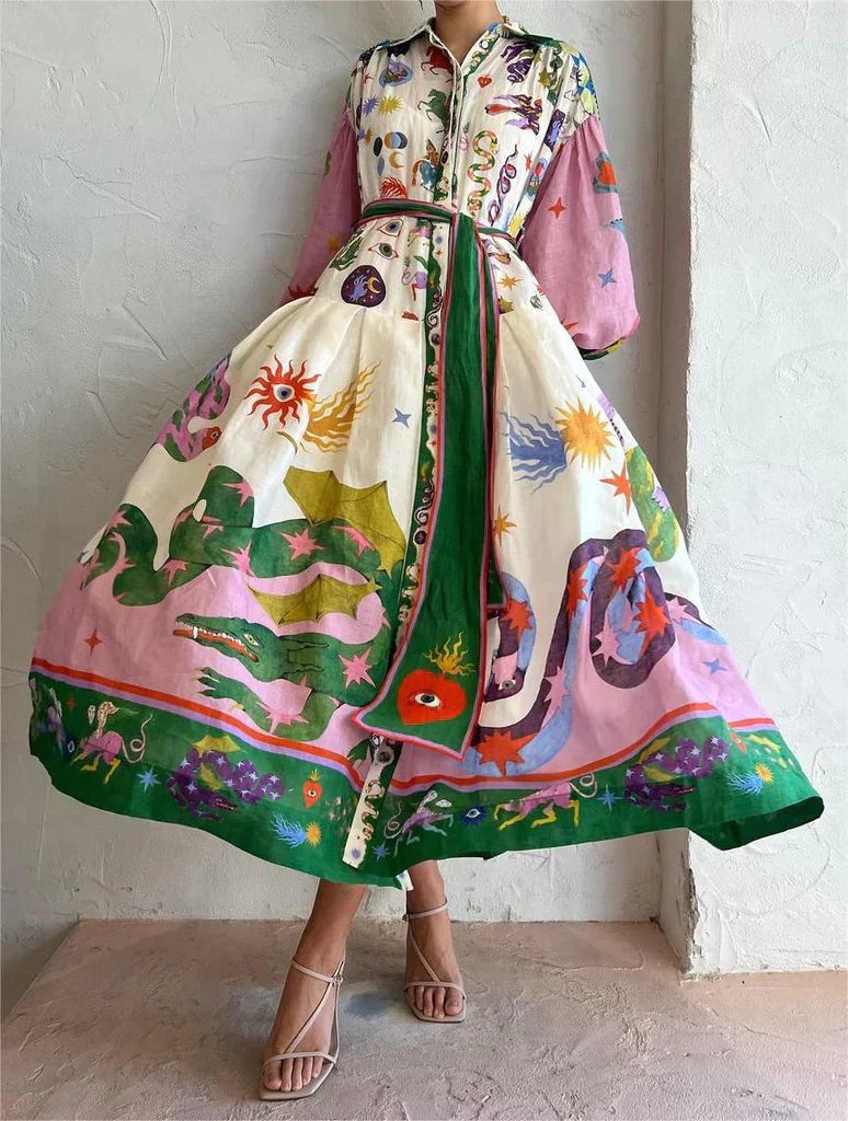 Włoska sukienka maxi Aryana™ - ikona ponadczasowej elegancji