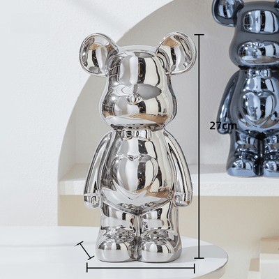 Elegancka Figura Misia dla Nowoczesnej Dekoracji
