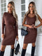 Clara - Stylowa sukienka bez rękawów z dopasowanym modnym swetrem