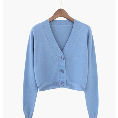 Bawełniany Zapinany Sweter