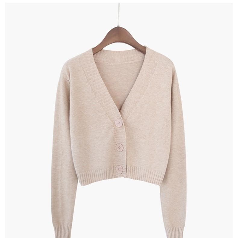 Bawełniany Zapinany Sweter