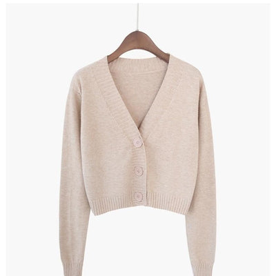 Bawełniany Zapinany Sweter