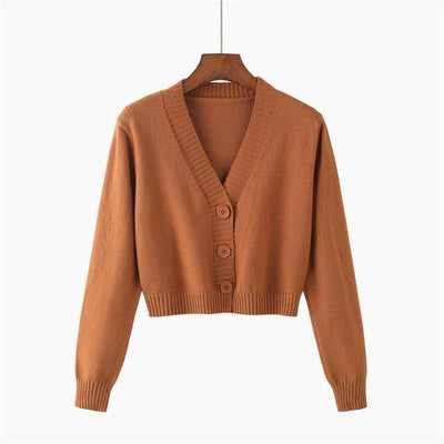 Bawełniany Zapinany Sweter