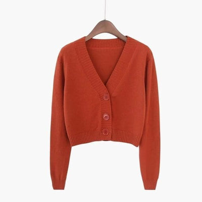 Bawełniany Zapinany Sweter