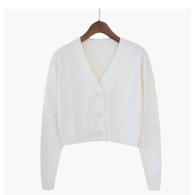 Bawełniany Zapinany Sweter