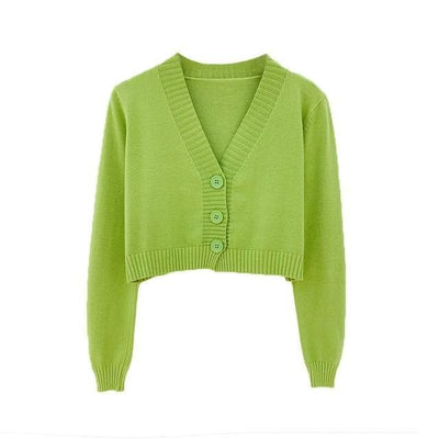 Bawełniany Zapinany Sweter