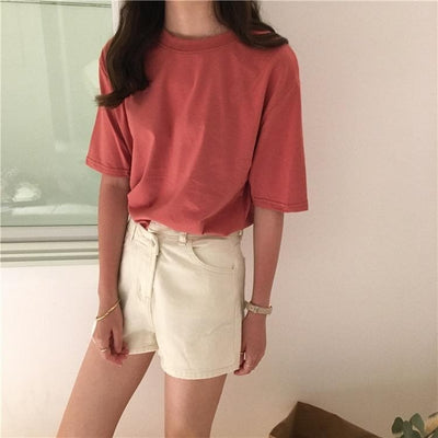 Bawełniany T-shirt Oversize