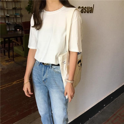 Bawełniany T-shirt Oversize