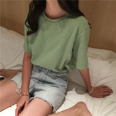 Bawełniany T-shirt Oversize