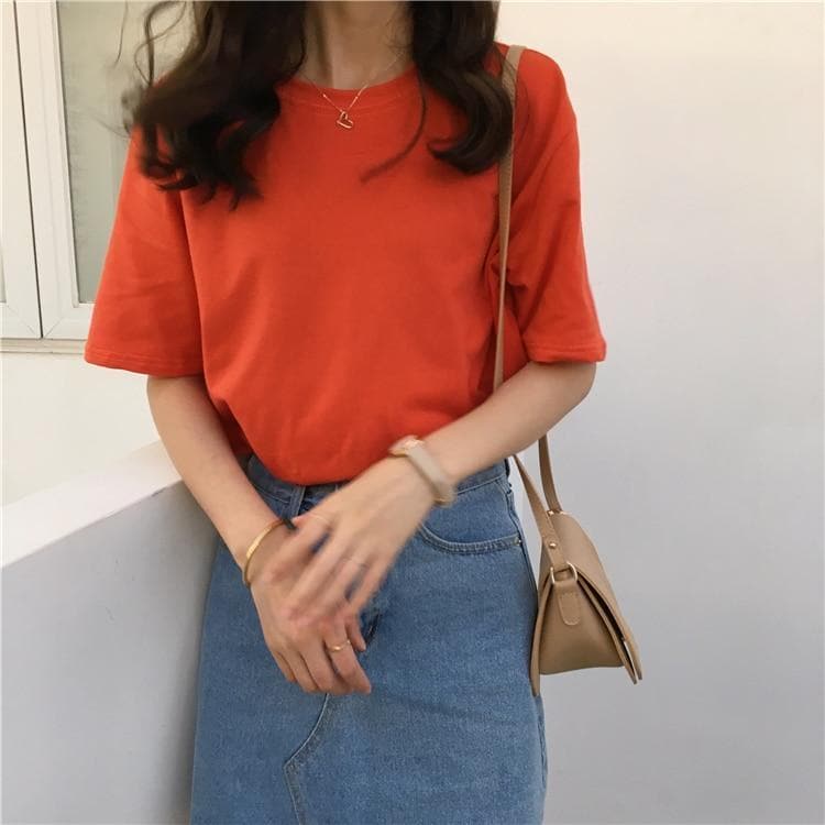 Bawełniany T-shirt Oversize