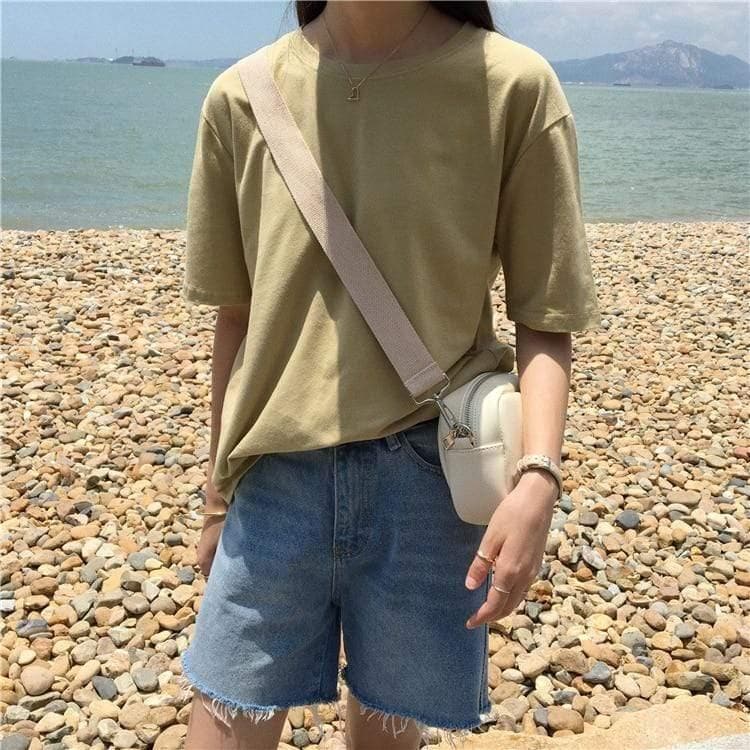 Bawełniany T-shirt Oversize