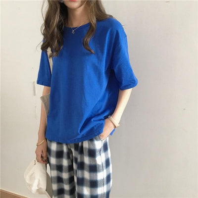 Bawełniany T-shirt Oversize