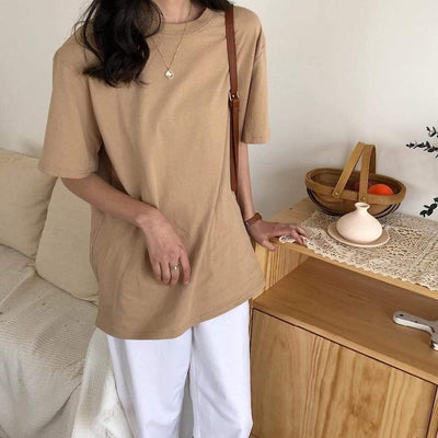 Bawełniany T-shirt Oversize