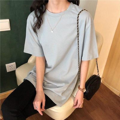 Bawełniany T-shirt Oversize