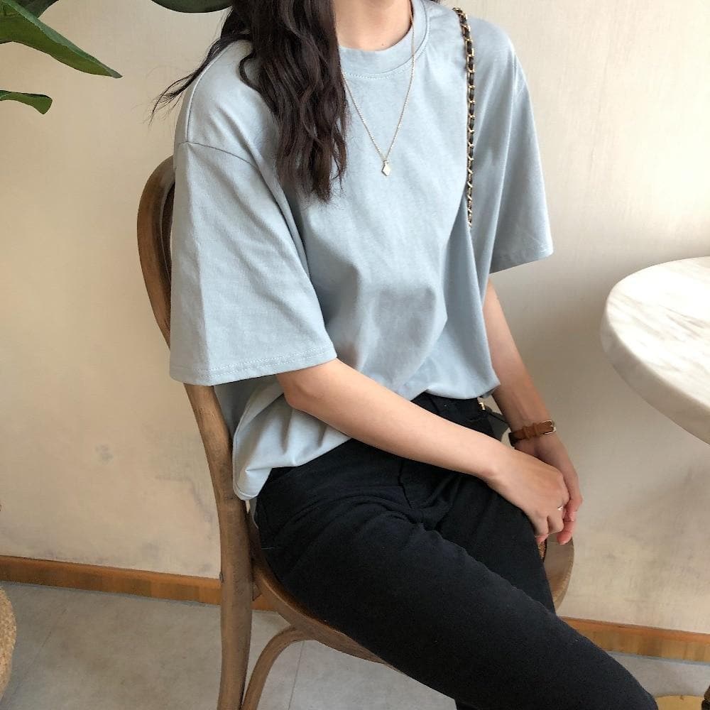 Bawełniany T-shirt Oversize