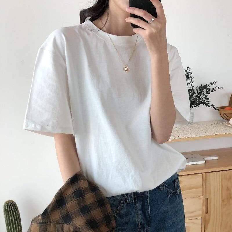 Bawełniany T-shirt Oversize