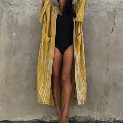 Bawełniane Kimono Plażowe
