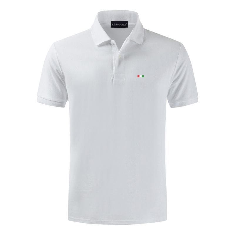 Bawełniane Polo W Jednolitym Kolorze
