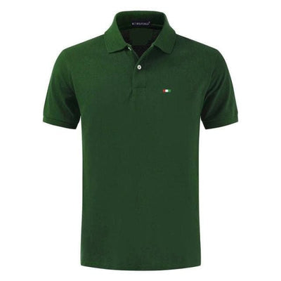 Bawełniane Polo W Jednolitym Kolorze