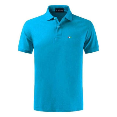 Bawełniane Polo W Jednolitym Kolorze