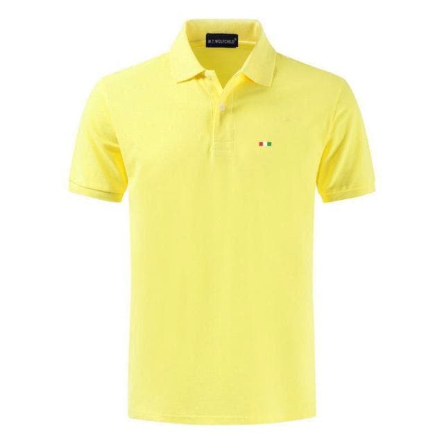 Bawełniane Polo W Jednolitym Kolorze