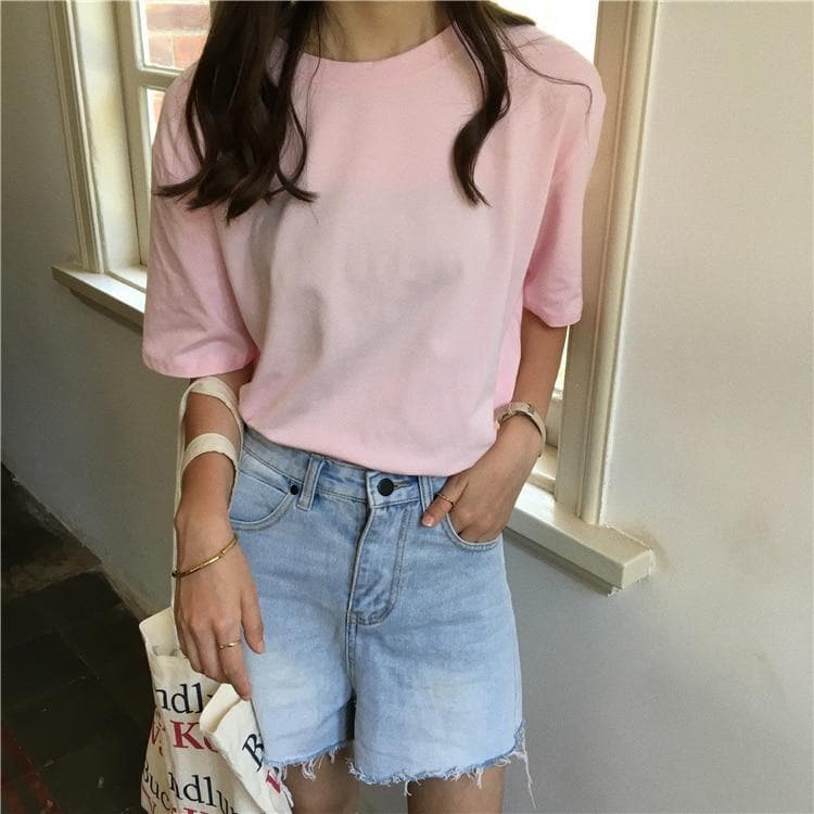 Bawełniany T-shirt Oversize