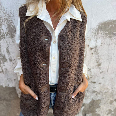 Amelia™ - Kamizelka Zimowa Cozy w Fleece