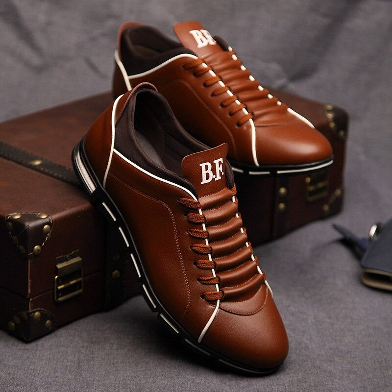 Bartłomiej - Stylowe Biznesowe Buty Męskie