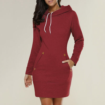 Ewa - Sukienka hoodie damska