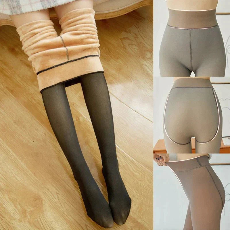 Ocieplane zimowe legginsy damskie, termiczne, wygodne i stylowe