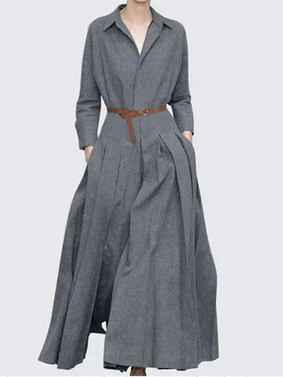 Maxi-Faltenkleid - Gloria