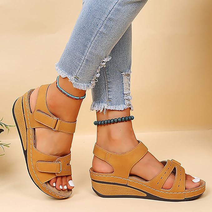 Modne sandały damskie - Wygodne, antypoślizgowe sandały Wandel- & Modesandalen met Verstellbare